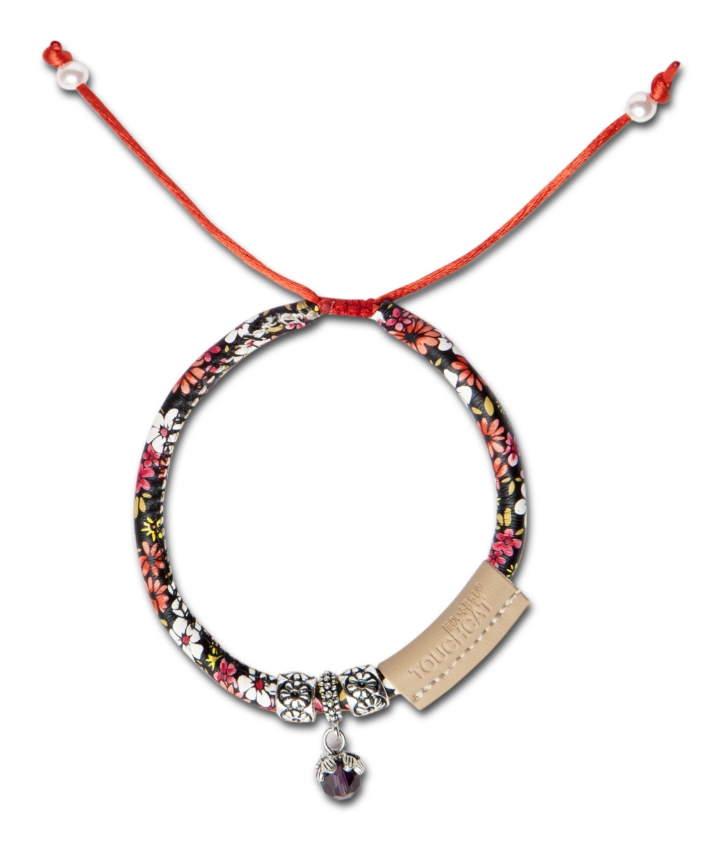 Picture of Touchcat CTCL2RD Lucky Charms Designer Cable Necklace Cat Collar - Red - One Size