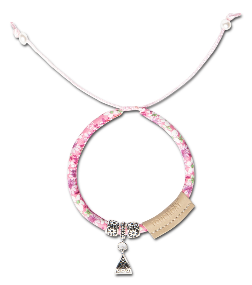 Picture of Touchcat CTCL2PK Lucky Charms Designer Cable Necklace Cat Collar - Pink - One Size