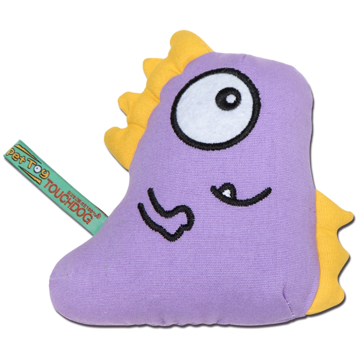 Picture of Touchdog DT42PL Cartoon Shoe-Faced Monster Plush Dog Toy - Purple - One Size