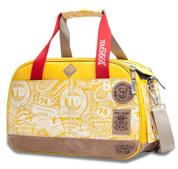 Airline Approved Around-The-Globe Passport Designer Pet Carrier - Yellow - One Size -  Big Bird Products, BI3724589