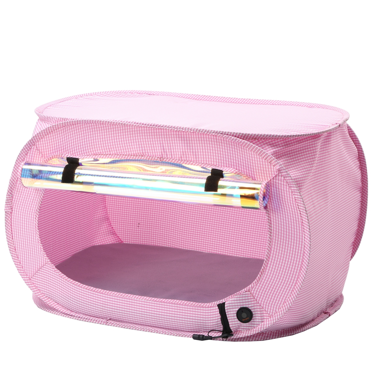 Picture of Pet Life PTT9PK Enterlude Electronic Heating Lightweight & Collapsible Pet Tent - Pink - One Size