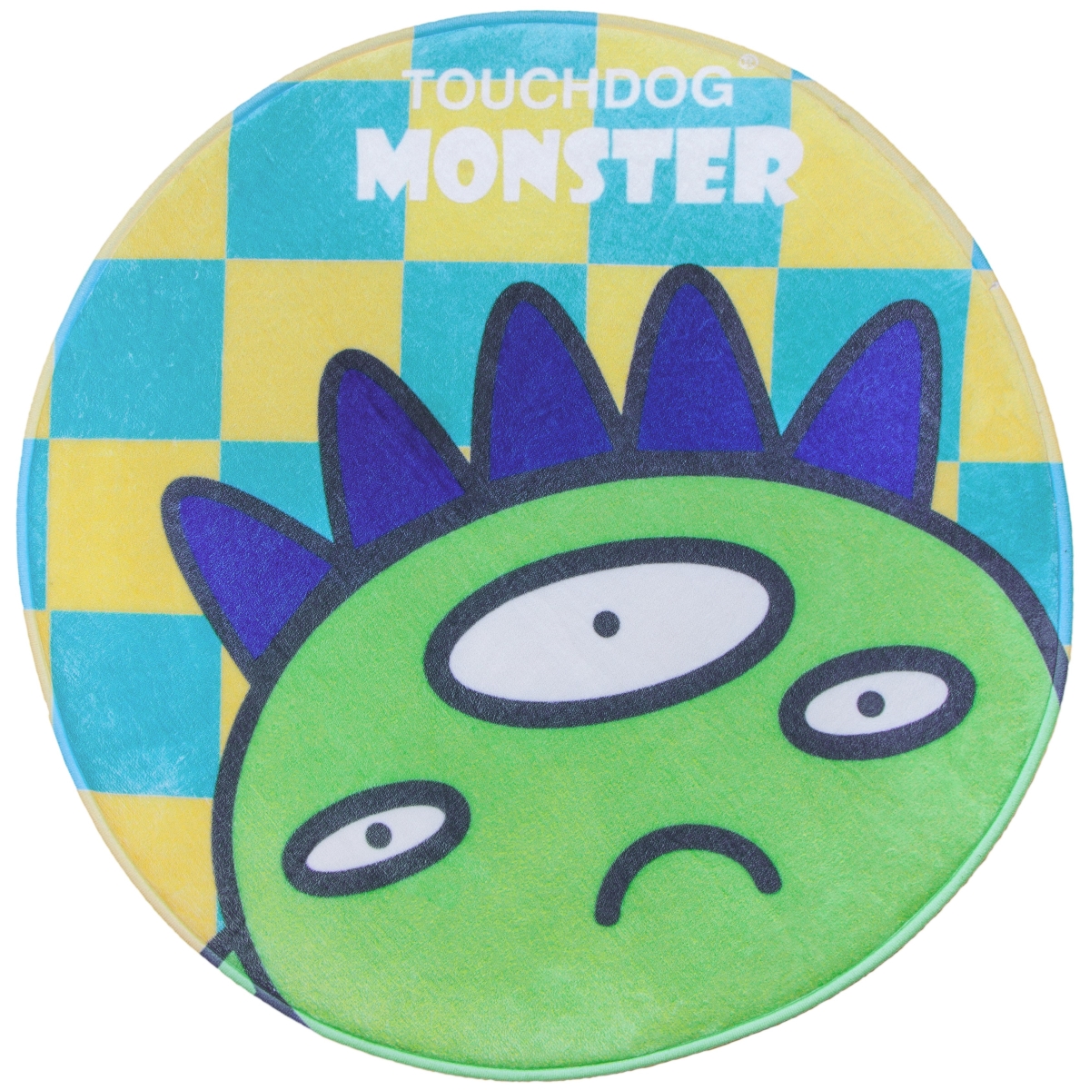 Picture of Touchdog PB101 Cartoon Alien Monster Rounded Cat & Dog Mat - Green Monster - One Size