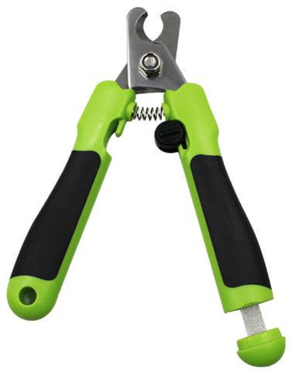 Picture of Pet Life GR25GN Clip N File 2-in-1 Grooming Pet Nail Clipper with Built-in Concealed File&#44; Green - One Size