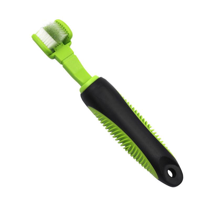 Picture of Pet Life TB1GN Denta-Clean Dual-Sided Action Bristle Pet Tooth Brush, Green - One Size