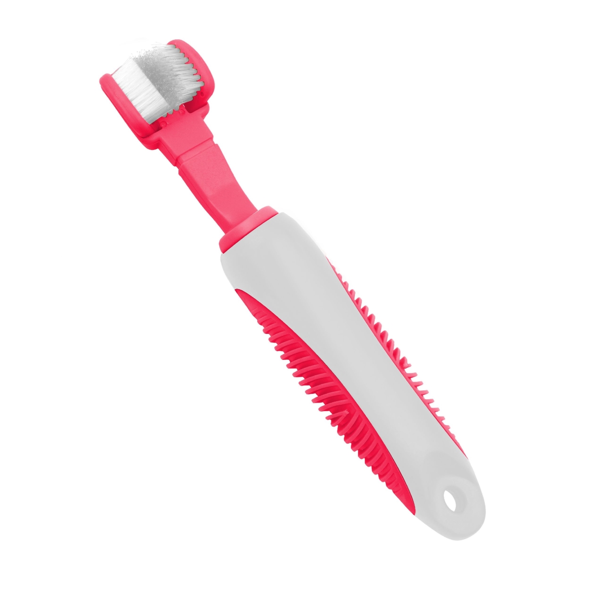 Picture of Pet Life TB1PK Denta-Clean Dual-Sided Action Bristle Pet Tooth Brush, Pink - One Size