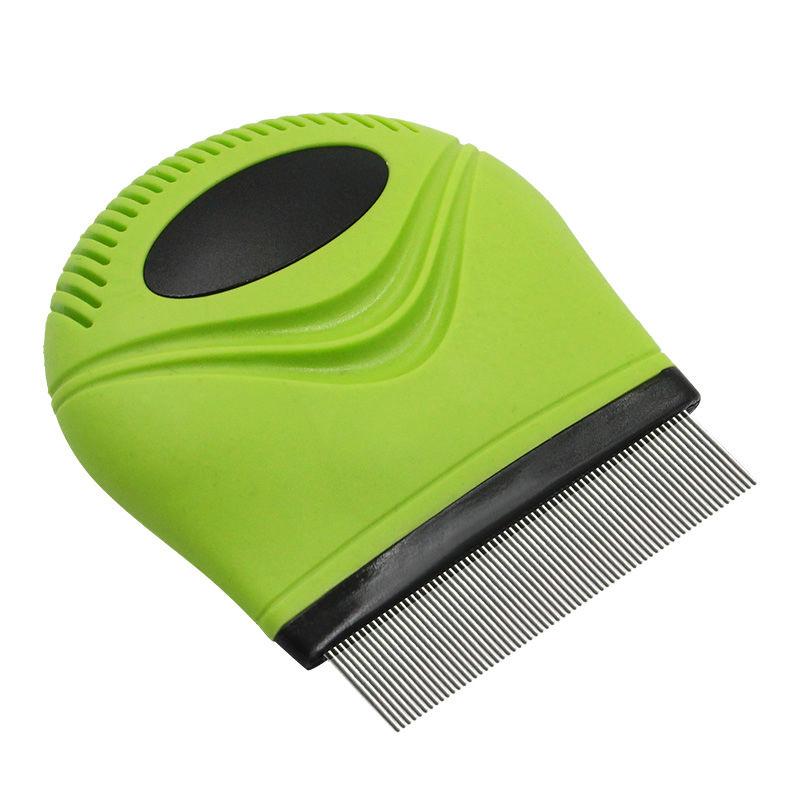 Picture of Pet Life GR27GN Grazer Handheld Travel Grooming Cat & Dog Flea & Tick Comb&#44; Green - One Size