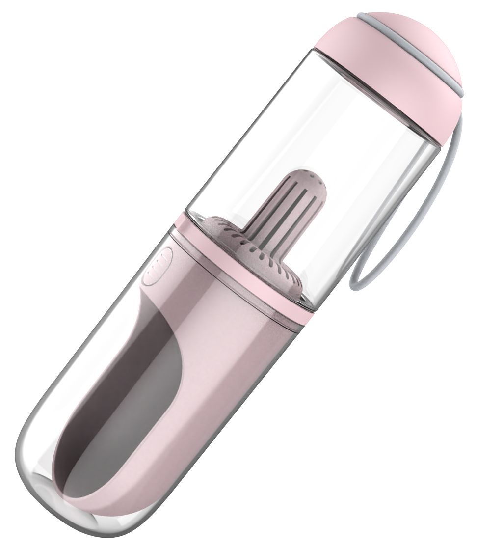 Picture of Pet Life S16PK PYURE Handheld Travel Filtered Water Feeder for Pet&#44; Pink - One Size