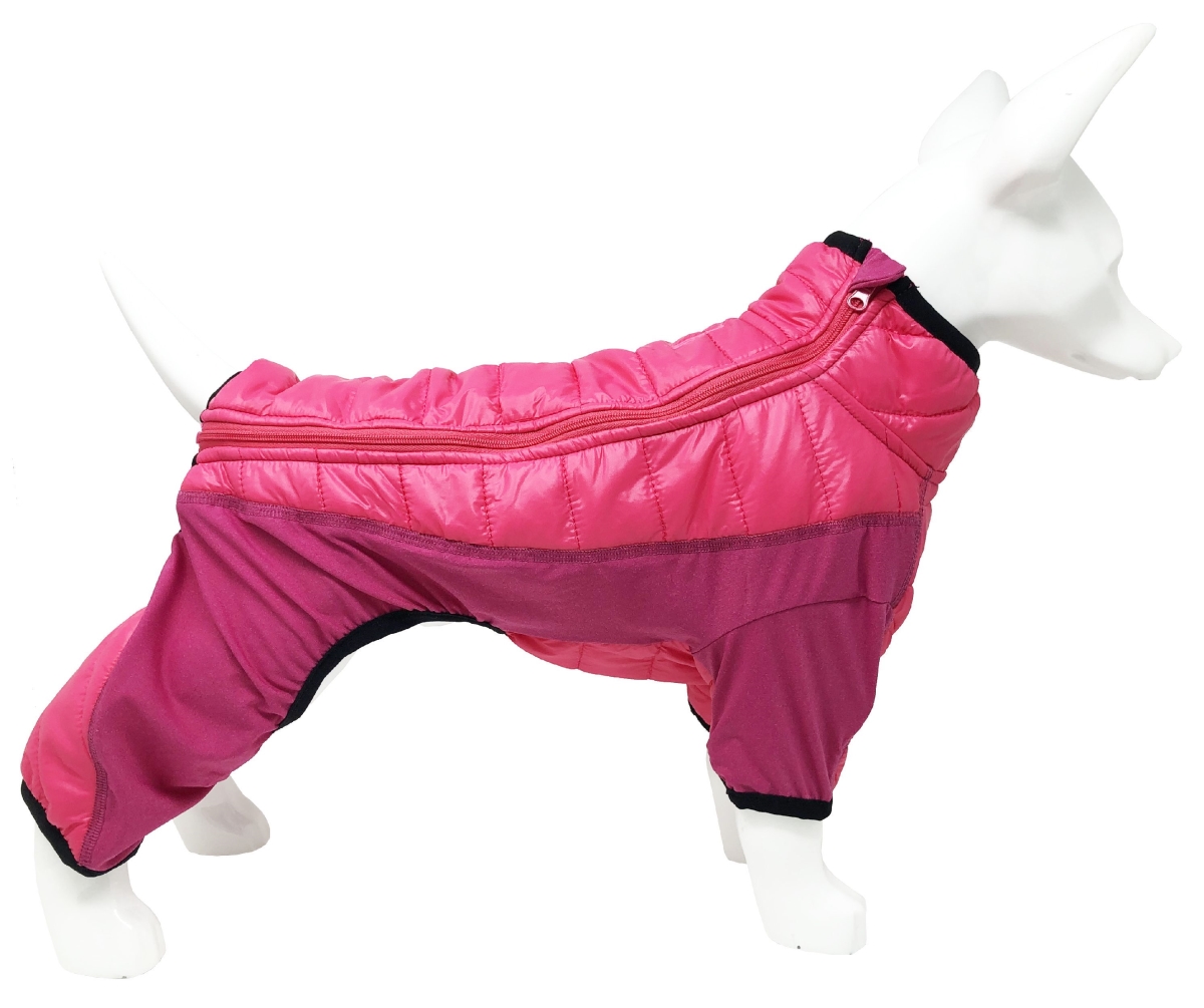 Picture of Pet Life 60PKXS Aura-Vent Lightweight 4-Season Stretch & Quick-Dry Full Body Dog Jacket&#44; Pink - Extra Small