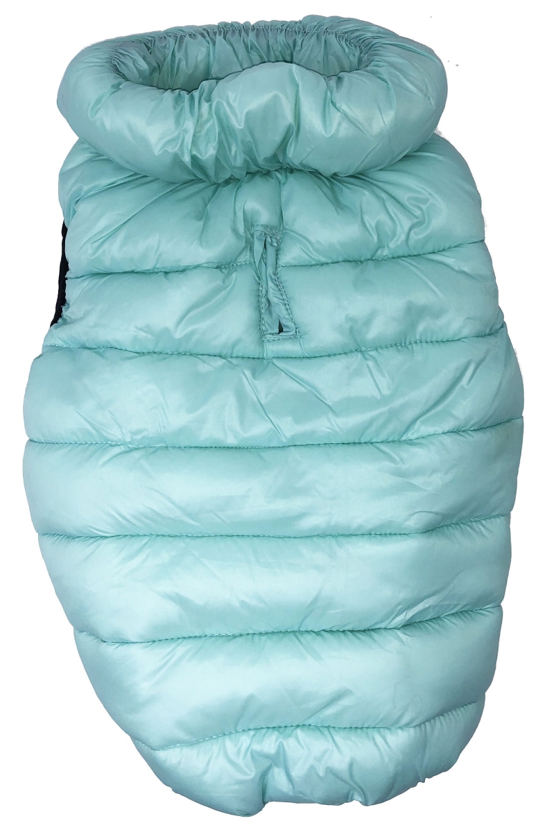 Picture of Pet Life 63AQSM Pursuit Quilted Ultra-Plush Thermal Dog Jacket, Aqua - Small