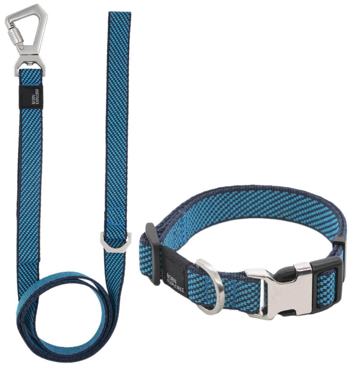 Picture of Pet Life CLSH16BLLG Escapade Outdoor Series 2-in-1 Convertible Dog Leash & Collar&#44; Blue - Large