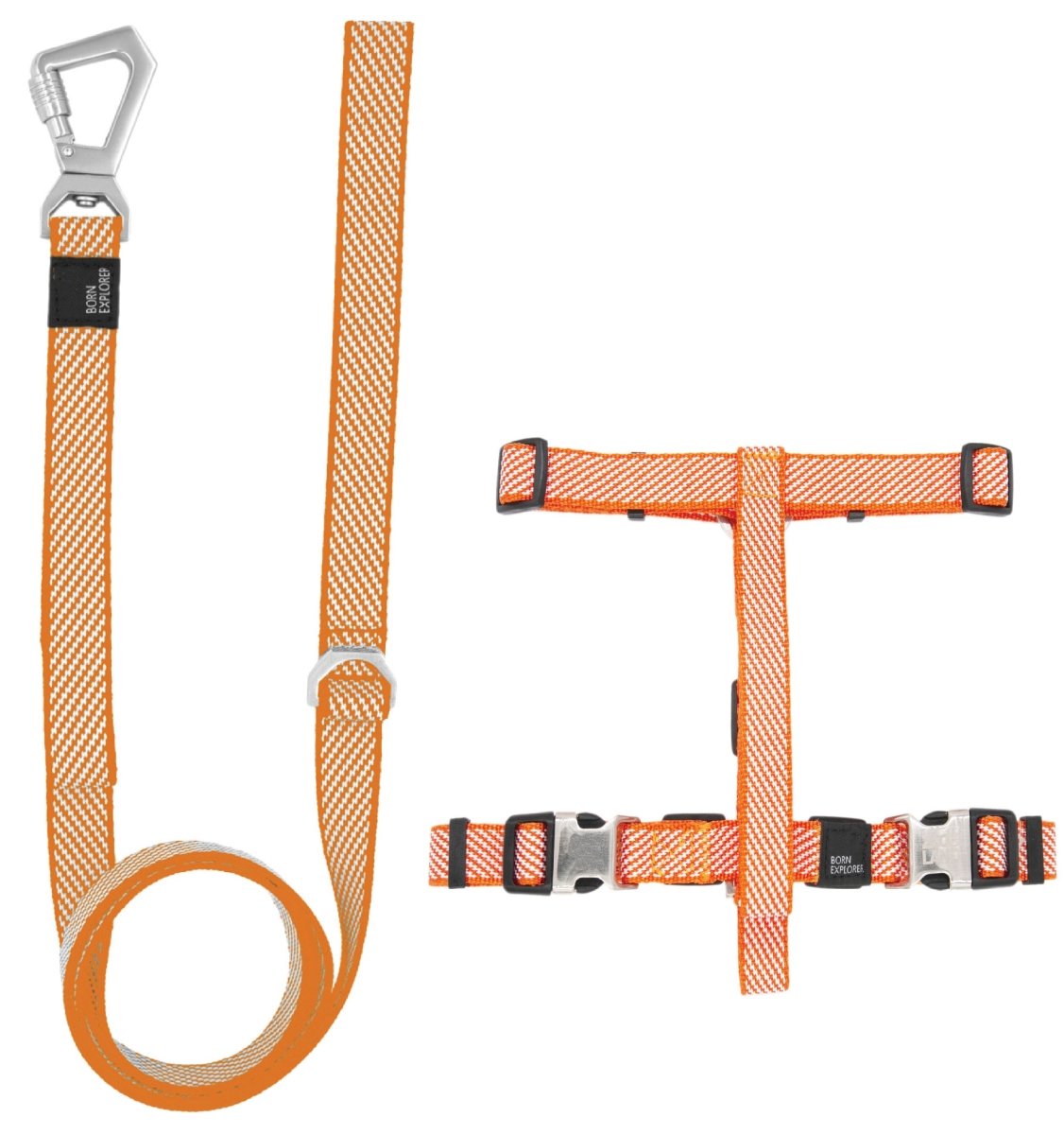 Picture of Pet Life HA40ORSM Escapade Outdoor Series 2-in-1 Convertible Dog Leash & Harness&#44; Orange - Small