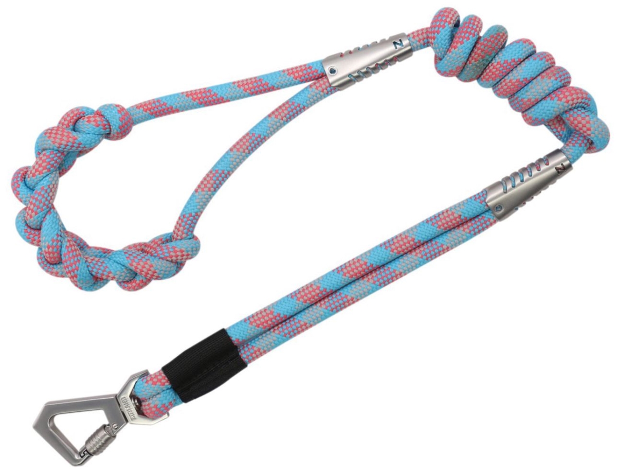 Picture of Pet Life LS18BL Neo-Craft Handmade One-Piece Knot-Gripped Training Dog Leash, Blue - One Size
