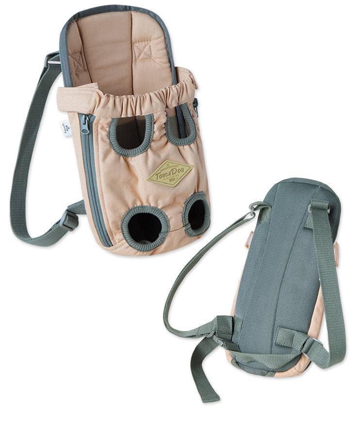 Picture of Touchdog B103PKMD 14.2 x 8.5 x 7.5 in. Wiggle-sack Fashion Designer Front & Backpack Dog Carrier&#44; Pink - Medium