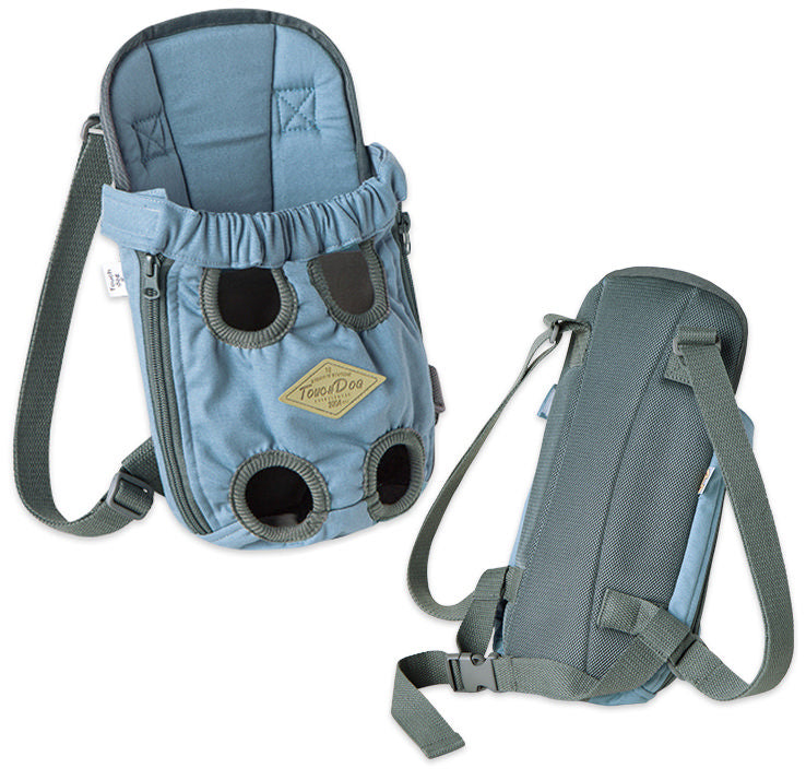 Picture of Touchdog B103BLSM 12.8 x 7.5 x 6 in. Wiggle-sack Fashion Designer Front & Backpack Dog Carrier&#44; Blue - Small