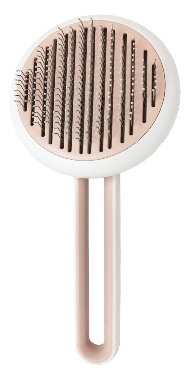 Picture of Pet Life GR4PK Concepto Modern Bristle Grooming Pet Deshedder Comb, Pink - One Size