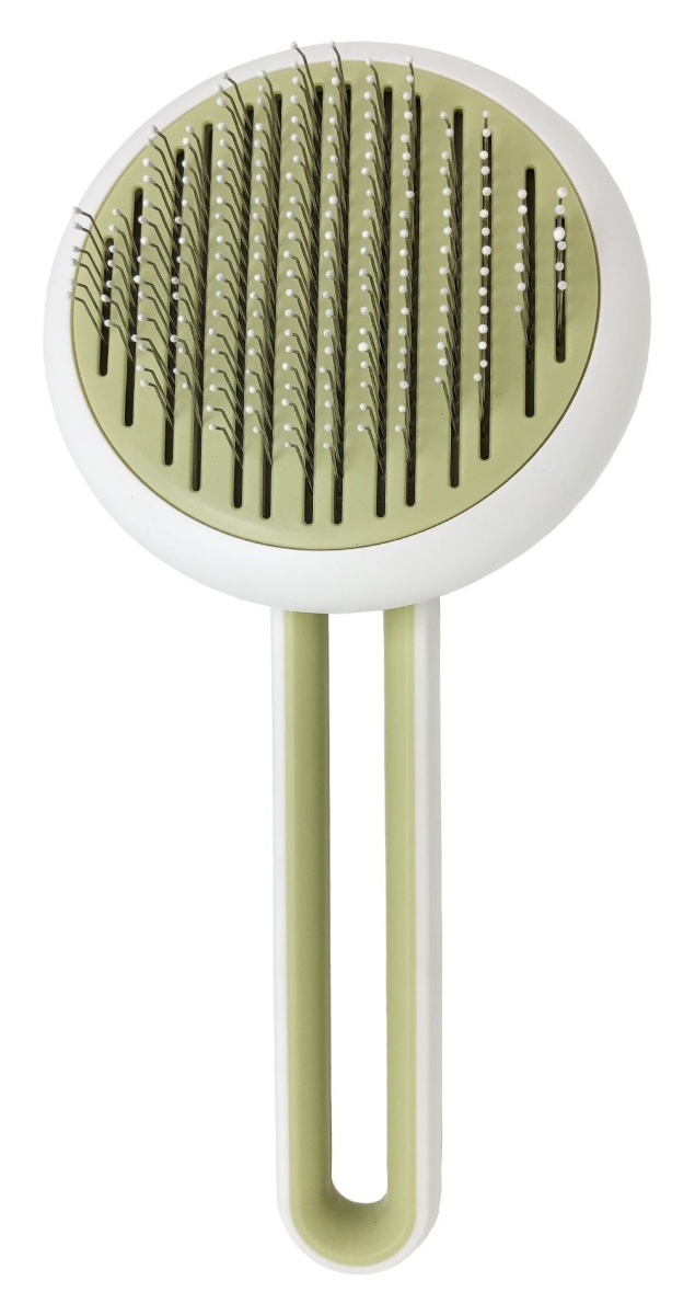 Picture of Pet Life GR4GN Concepto Modern Bristle Grooming Pet Deshedder Comb, Green - One Size