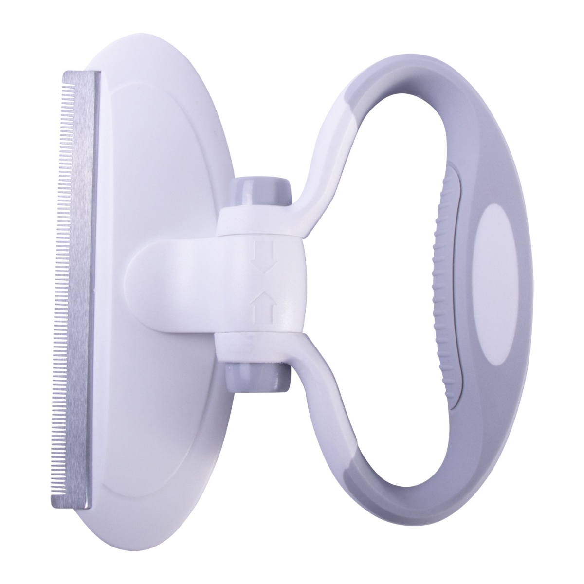 Picture of Pet Life GR15 Gyrater Swivel Travel Grooming Deshedding Pet Comb, White - One Size