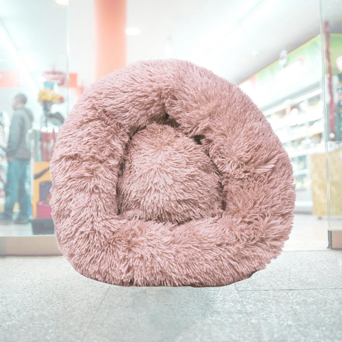 Picture of Pet Life PB111PKLG Nestler High-Grade Plush & Soft Rounded Dog Bed&#44; Pink - Large
