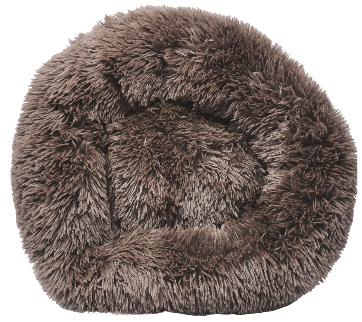 Picture of Pet Life PB111BRMD Nestler High-Grade Plush & Soft Rounded Dog Bed&#44; Brown - Medium