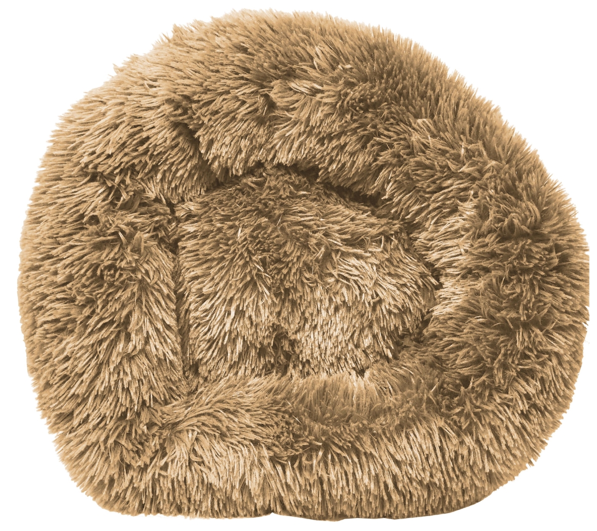 Picture of Pet Life PB111BGMD Nestler High-Grade Plush & Soft Rounded Dog Bed&#44; Khaki - Medium