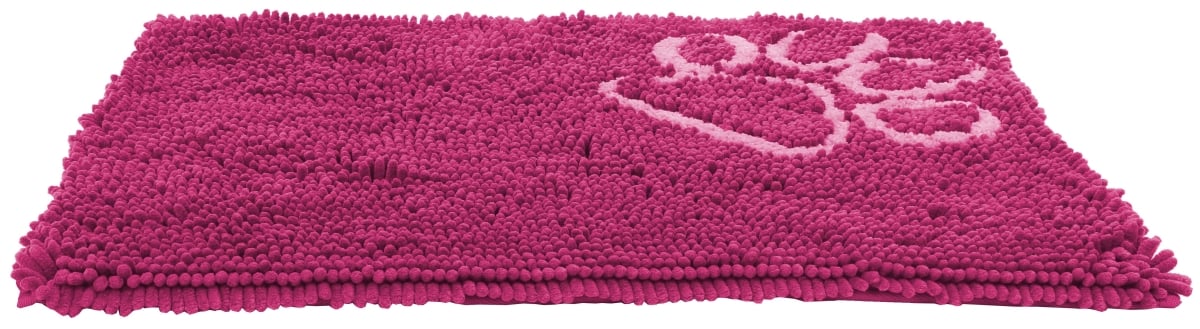 Picture of Pet Life PB112PK Fuzzy Quick-Drying Anti-Skid & Machine Washable Dog Mat&#44; Pink - One Size