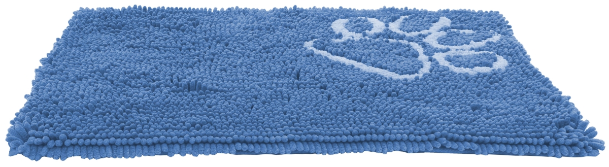 Picture of Pet Life PB112BL Fuzzy Quick-Drying Anti-Skid & Machine Washable Dog Mat&#44; Blue - One Size