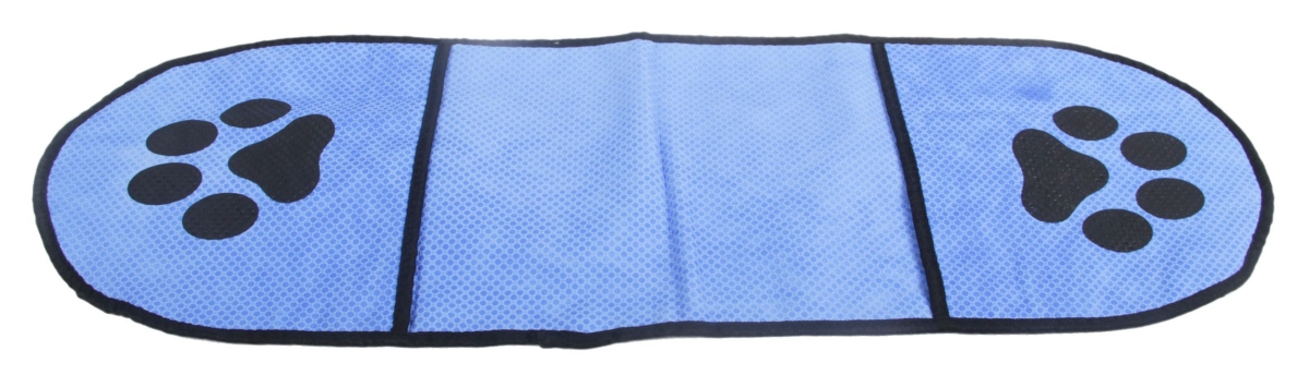 Picture of Pet Life GR50BL Dry-Aid Hand Inserted Bathing & Grooming Quick-Drying Microfiber Pet Towel&#44; Blue - One Size