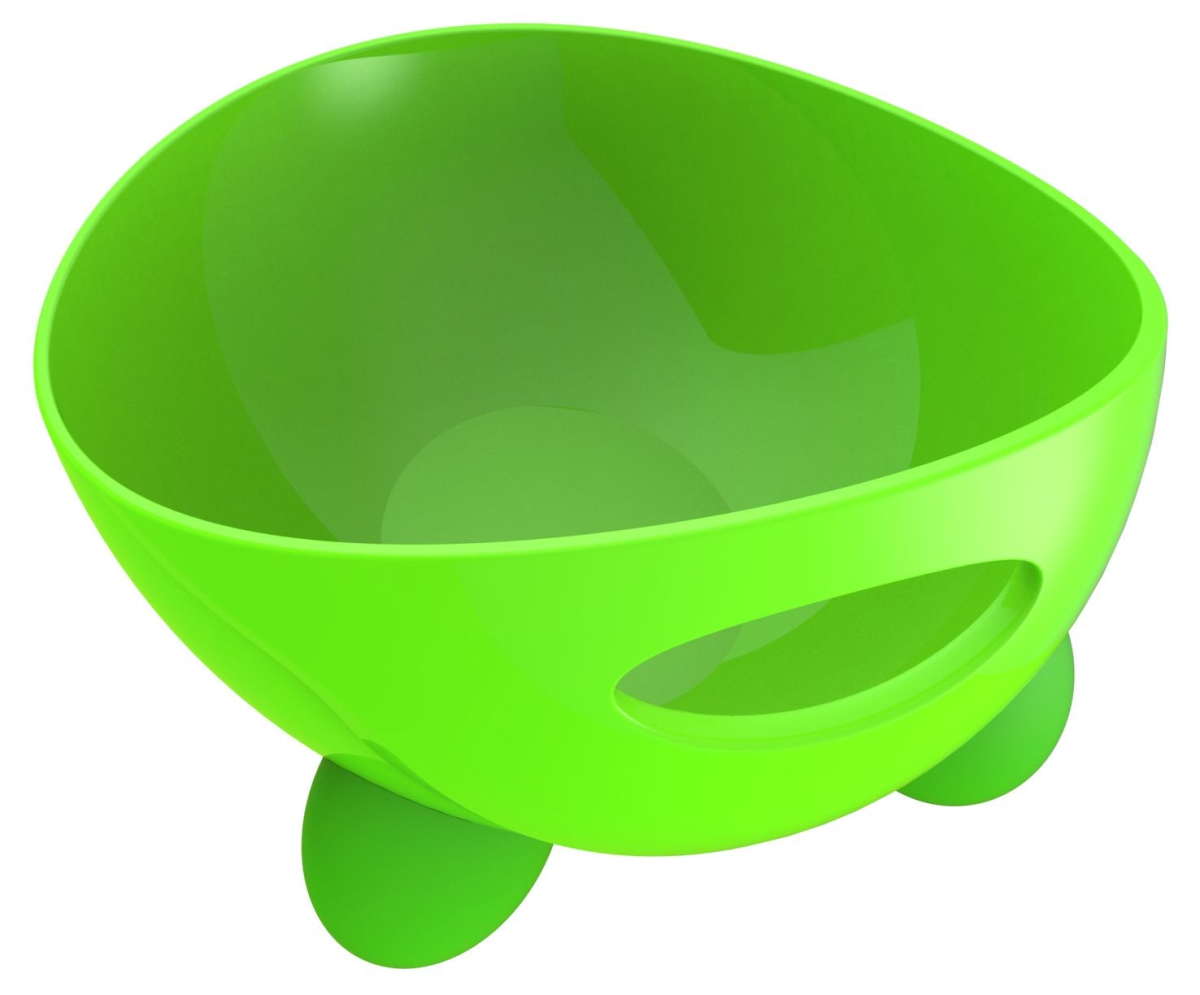 Picture of Pet Life S17GN Modero Dishwasher Safe Modern Tilted Dog Bowl, Green - One Size