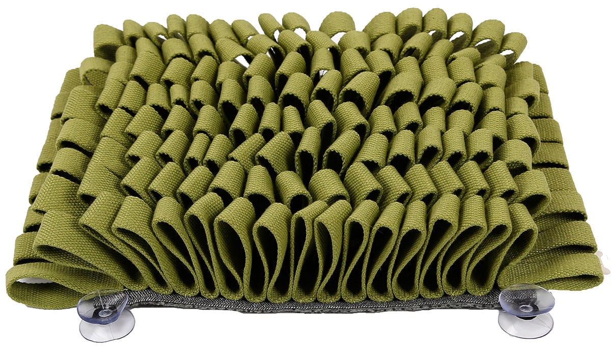 Picture of Pet Life DO2GN Sniffer Grip Interactive Anti-Skid Suction Pet Snuffle Mat, Green - One Size
