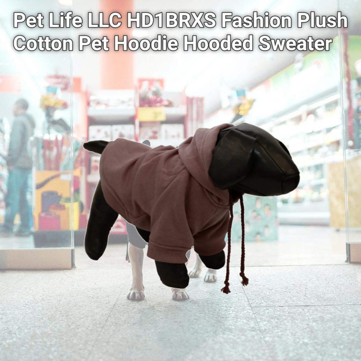 Picture of Pet Life LLC HD1BRXS Fashion Plush Cotton Pet Hoodie Hooded Sweater