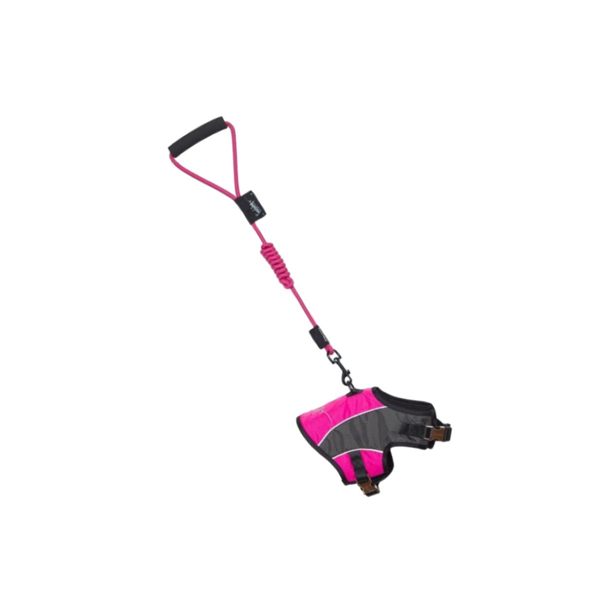 Picture of Pet Life HA21PKSM Touchdog Reflective-Max 2-In-1 Premium Performance Adjustable Dog Harness And Leash- Pink - Small