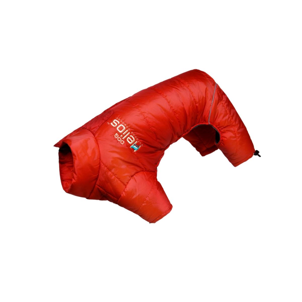 Picture of Pet Life JKHL6RDSM Helios Thunder-crackle Full-Body Waded-Plush Adjustable and 3M Reflective Dog Jacket- Red - Small