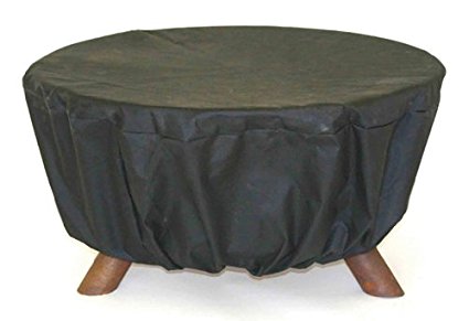 D100 Fire Pit Cover - Black