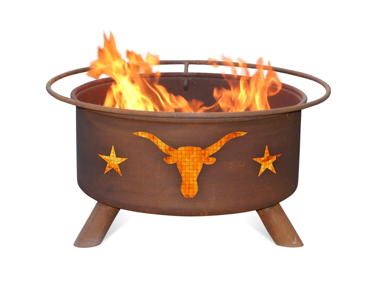F202 Texas Longhorn Fire Pit