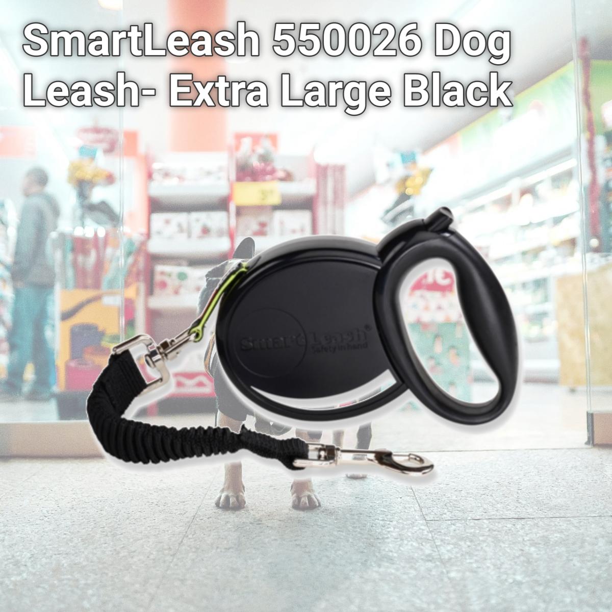 Picture of SmartLeash 550026 Dog Leash- Extra Large Black