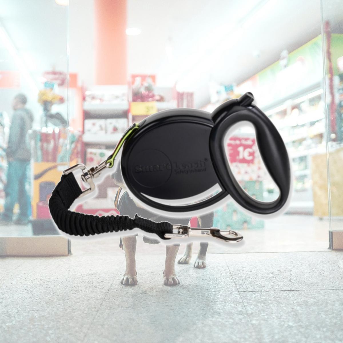 Picture of SmartLeash 550026 Dog Leash- Extra Large Black