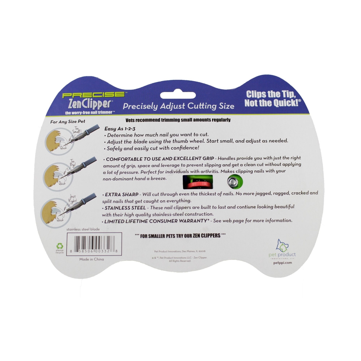 Picture of Zen Clipper Precise 3650367 Precise Nail Trimmer, Green