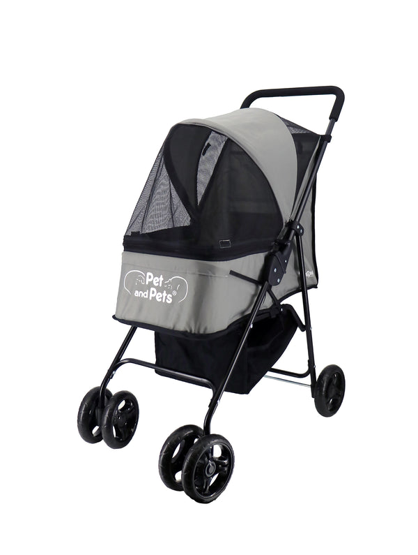 Picture of Petique 1ST18220003 Rollin Pet Stroller&#44; Gray