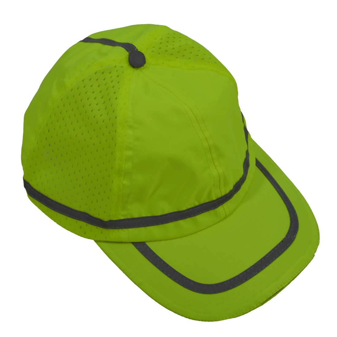 Hi Vis Baseball Cap Style Safety Cap, Lime - One Size