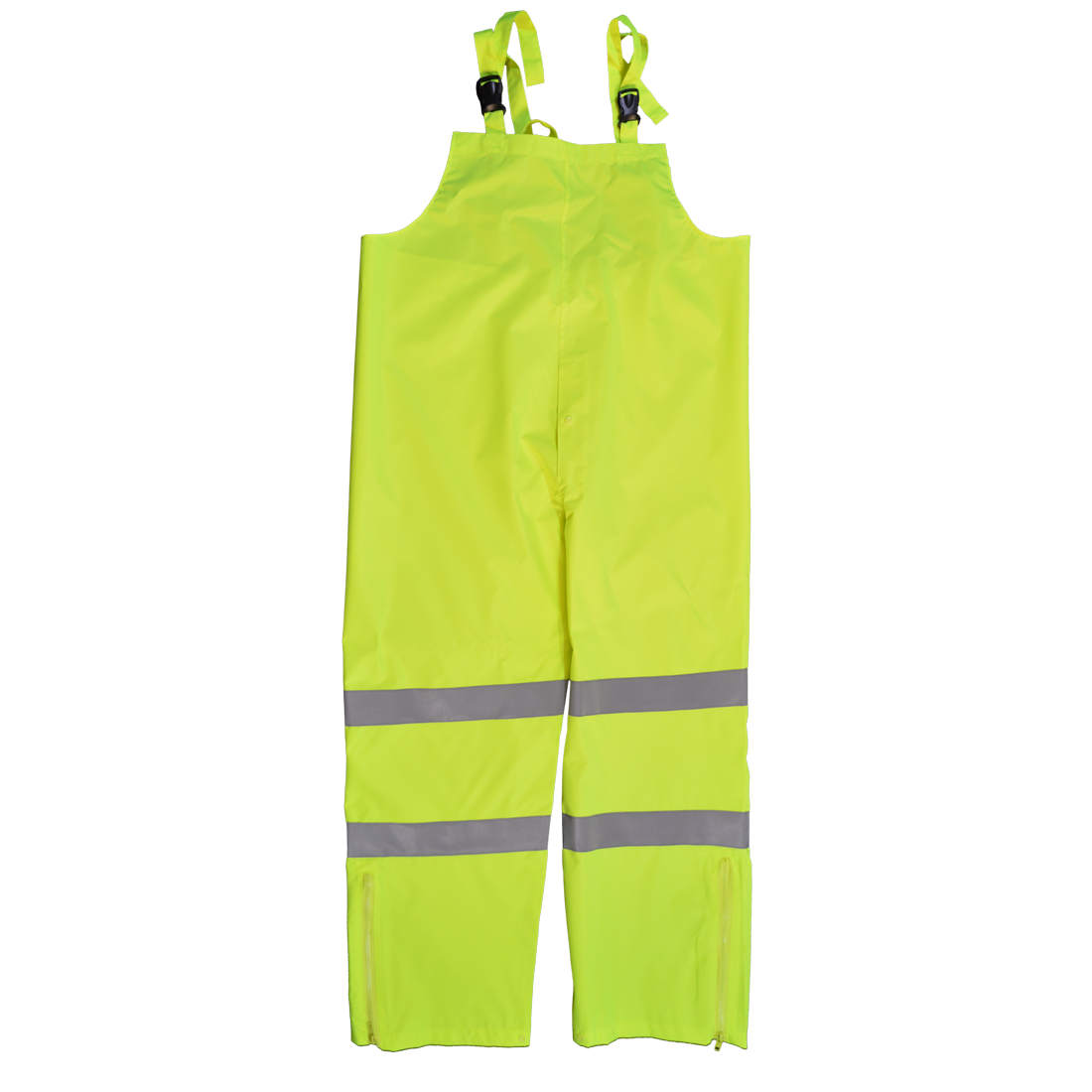 Picture of Petra Roc LBIP-CE-XL ANSI Class E Water proof Bib Rain Pants&#44; Lime Poly Oxford - Extra Large