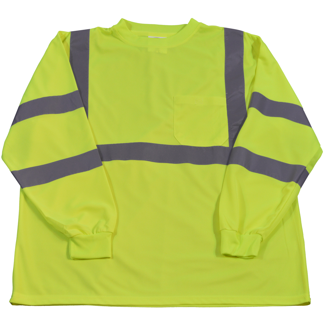 High-Visibility Class 3 T Shirt with Moisture Wicking Mesh Birdseye, 5X