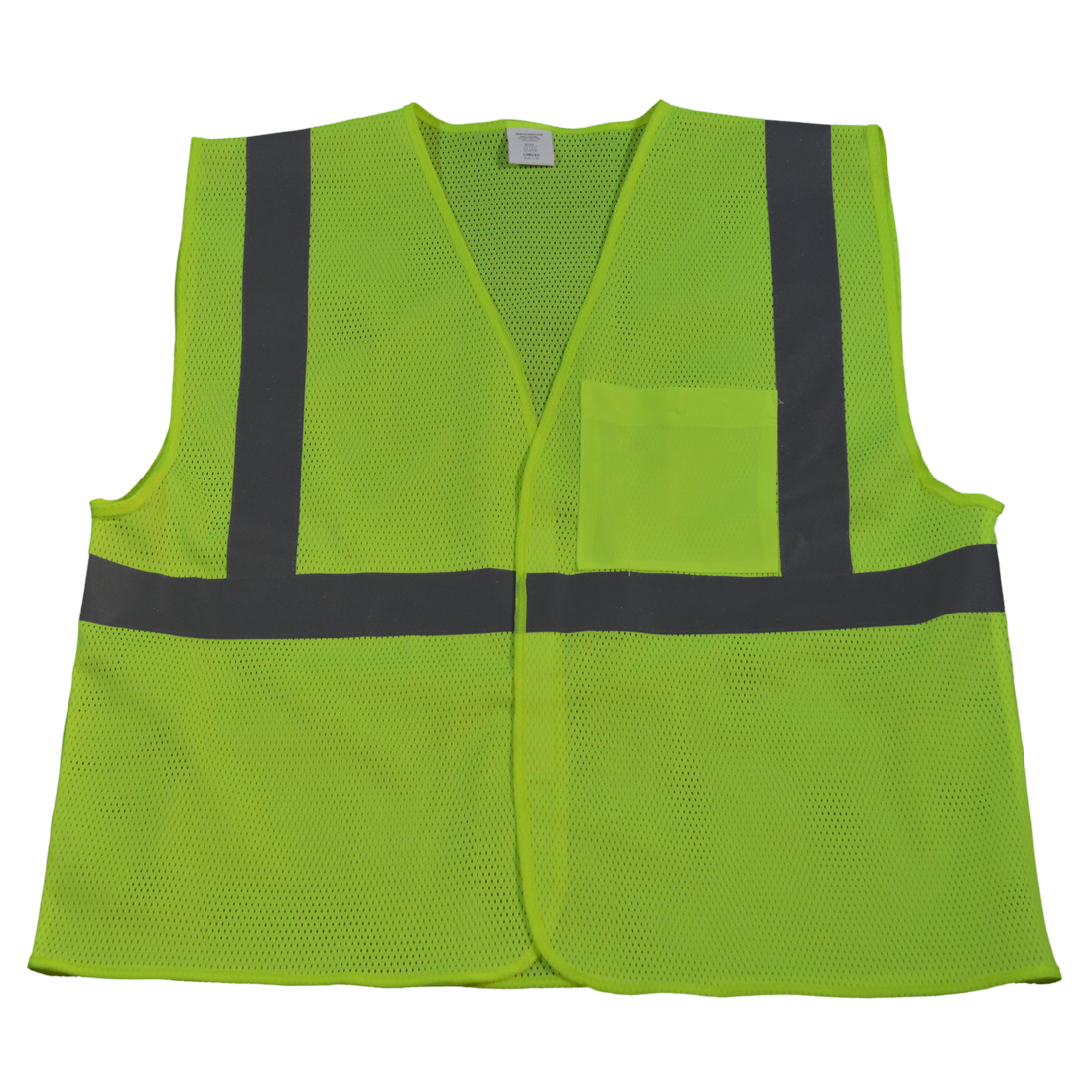 LVM2-EC-S-M Safety Vest Economy Line Ansi Class Ii Lime Mesh, Small & Medium