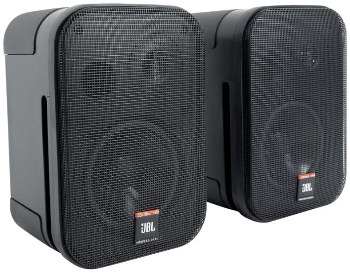 Picture of JBL JB51155 Pair JBL C1PRO Control 1 PRO Black 5.25&apos; Wall Mount Home/Commercial Speakers