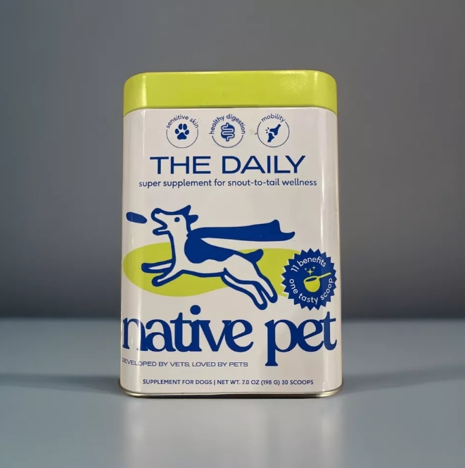 Picture of Native Pet np10026 Native Pet The Daily Dog Supplement Super Multi Vitamin Topper 11 in 1 Benefits
