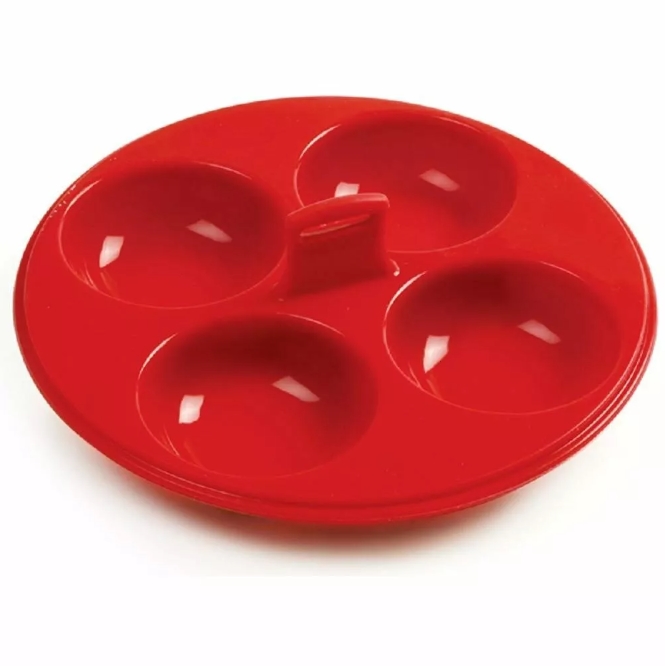 Picture of Norpro NP00356 Norpro Silicone 4 Egg Poacher - Nonstick Stovetop Pan / Microwave Poached Eggs