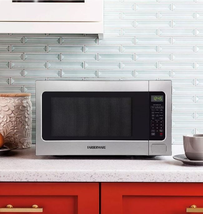Picture of Farberware FV58990 Stainless Steel Farberware Microwave - 2.2Cu.Ft.&#44; 1200W&#44; Silver LED