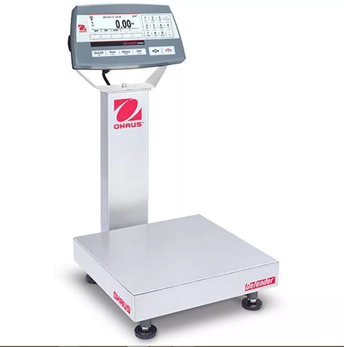 Picture of Ohaus OO89300 Ohaus D52P50RTR1&#44; Column Mount Bench Scale w/ TD52P Display&#44; 100lb x 0.02lb NTEP