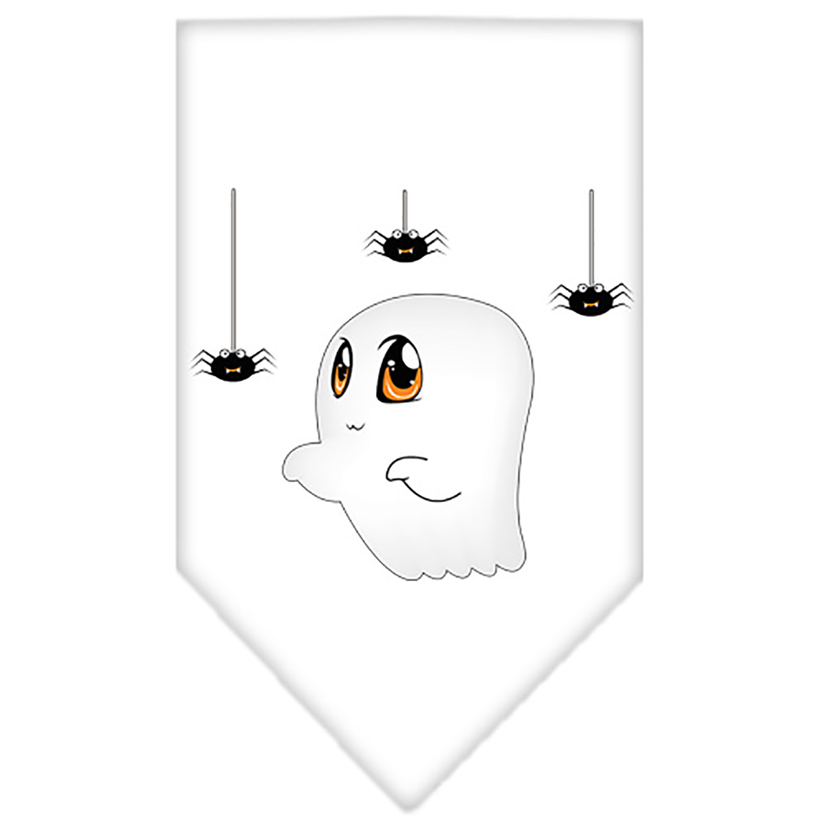 Picture of Mirage 66-160SMWT Sammy the Ghost Dog Bandana&#44; White - Small