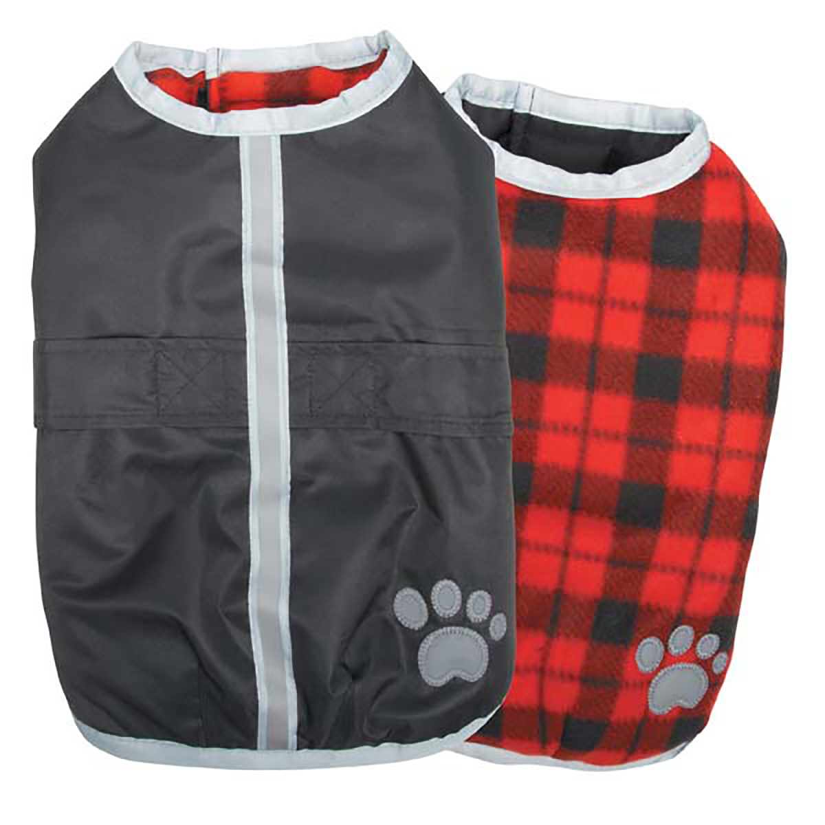NorEaster Dog Blanket Coat, Black - Extra Small