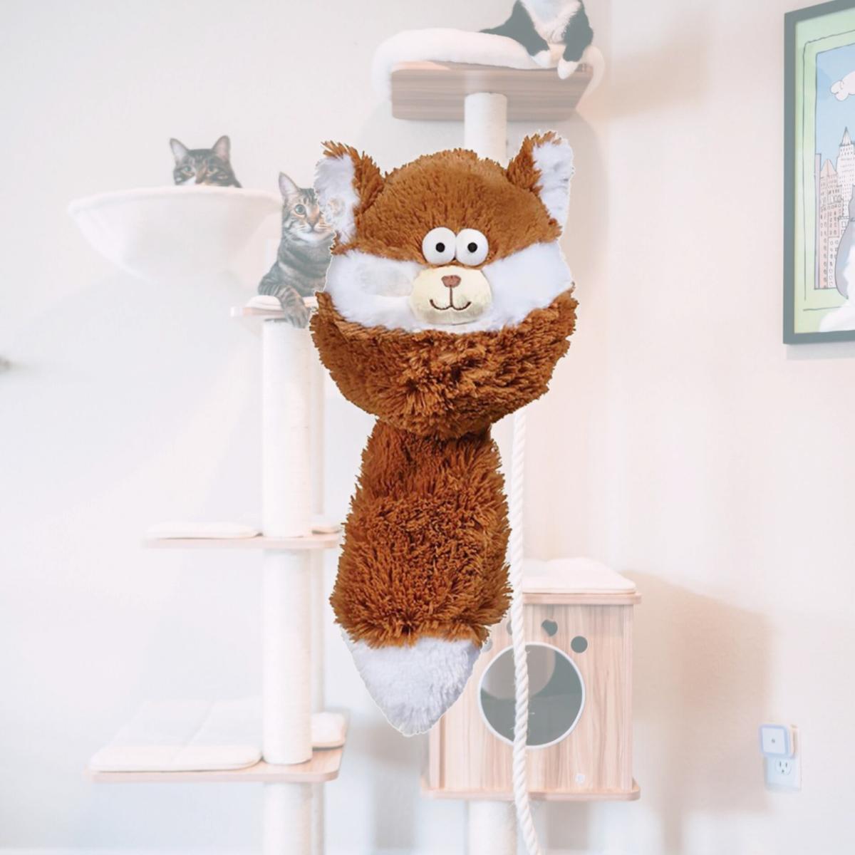 Picture of Zanies ZA5209 18 Funny Furry Fatties Dog Toy - Squirrel - One Size
